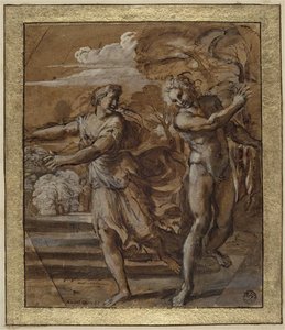 Study for Lupercalia Palazzo Magnani Frescoes, Bologna